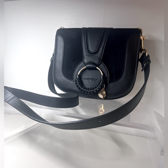 See By Chloé Hana Small Leather & Suede Crossbody - Picture 7 of 13